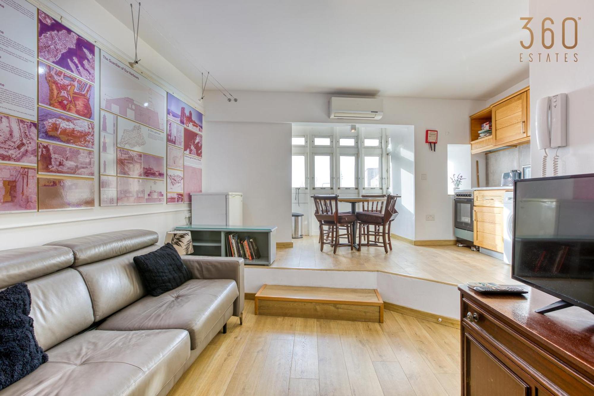 Comfortable 1Br Home With Maltese Balcony In Valletta By 360 Estates Exteriör bild