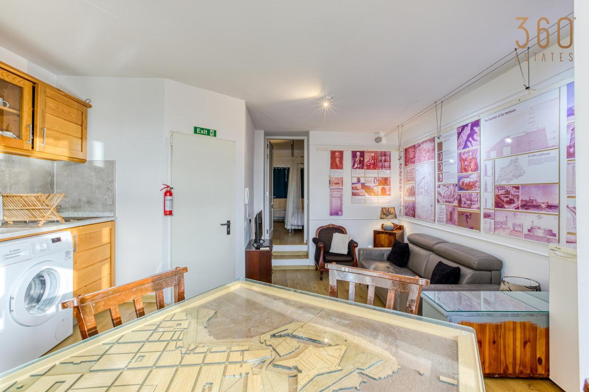 Comfortable 1Br Home With Maltese Balcony In Valletta By 360 Estates Exteriör bild